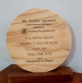 Wooden Plaque Round